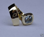 * Spitzendesign AQUAMARIN Ring 2,7 CT 585er Gold