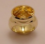 Topmoderner Ring CITRIN 9,3 ct 585 Gold